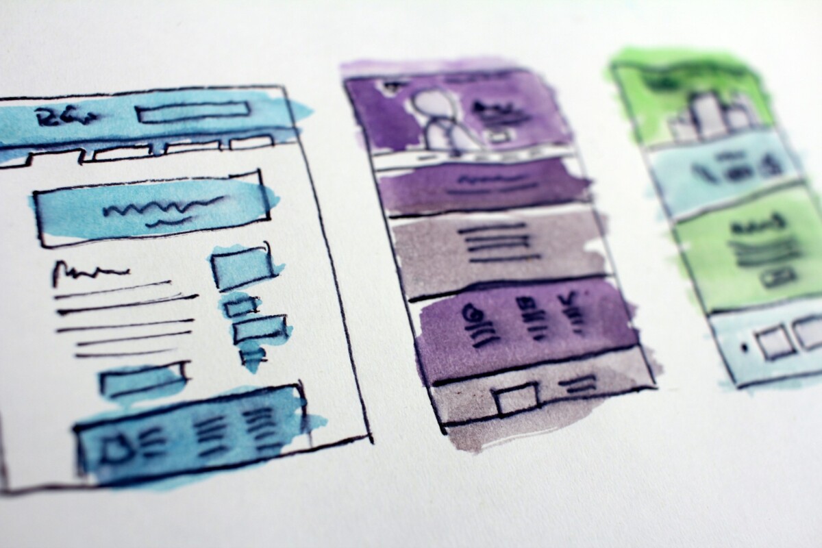 concept of ui/ux design before implementing